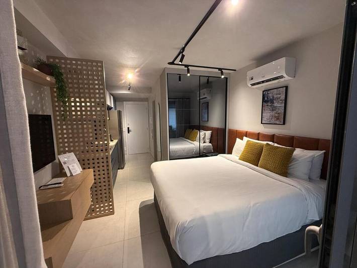 Casas e apartamentos de temporada para 2 pessoas, com piscina e sauna em Moema