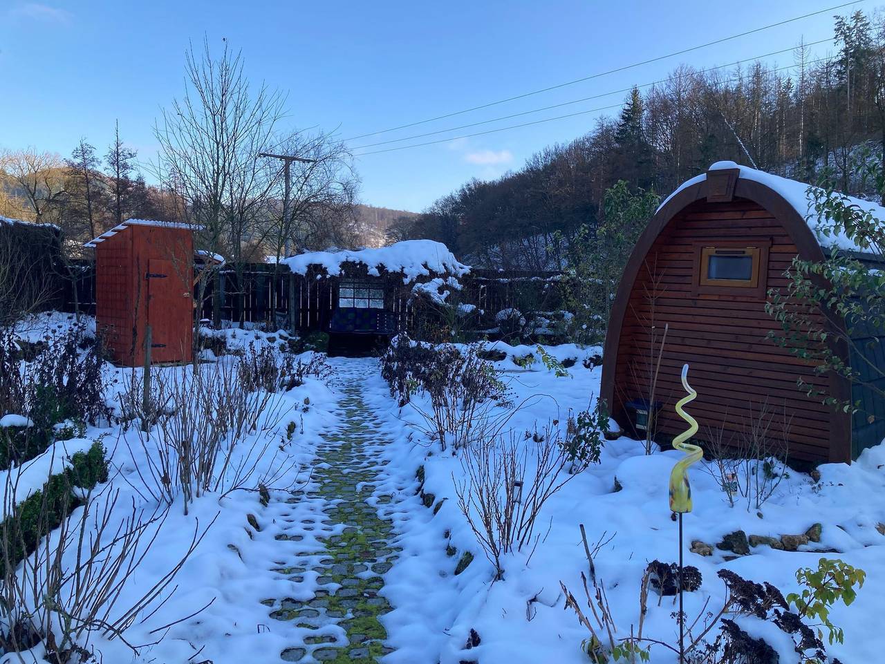 Schlafen im Podhaus in Lichtenfels, Waldecker Land