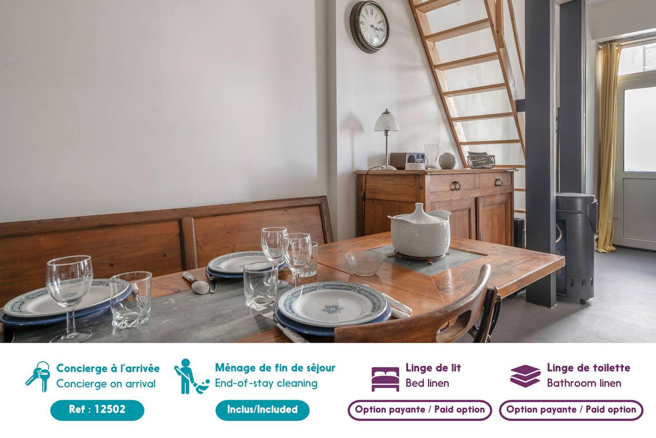 Maison de bourg pour 4 à 500m de la mer in La Bernerie-en-Retz, Côte de Jade