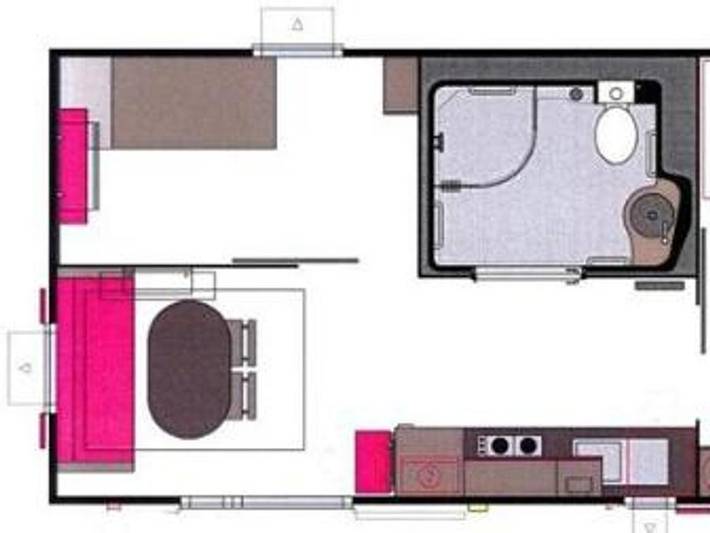 Camping de La Geres - Mobilheim 4 personen - Andaro Pmr in Surgères, Rochefort und Umgebung
