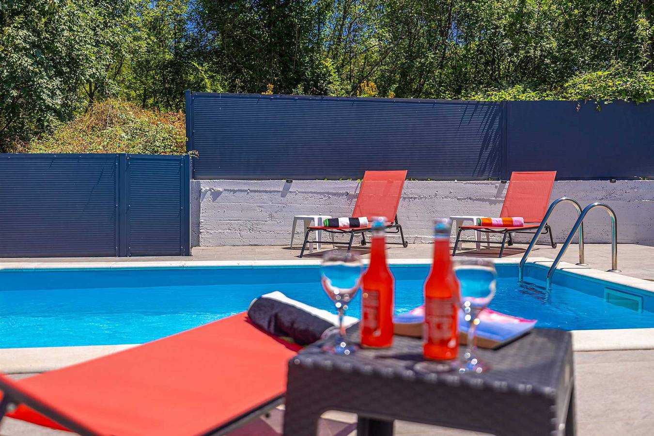 Ganze Wohnung, Ferienhaus Charming mit privatem Pool in Kras, Krk
