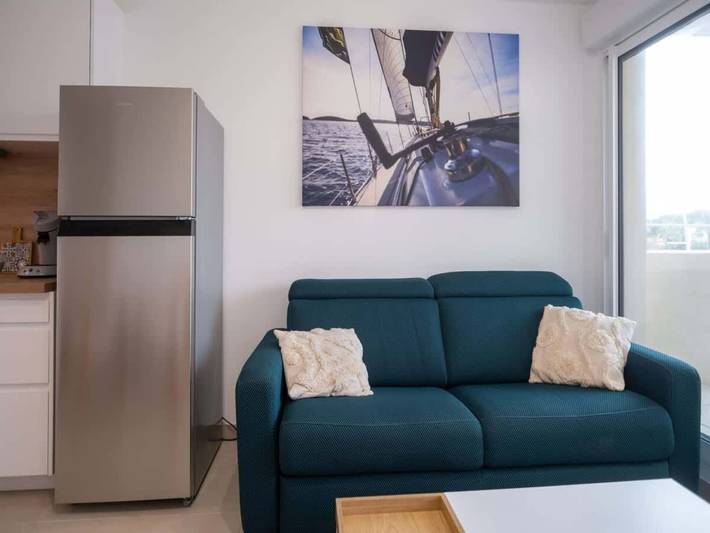 Gîte pour 4 personnes, avec balcon/terrasse, adapté aux familles dans Casino de Valras Plage