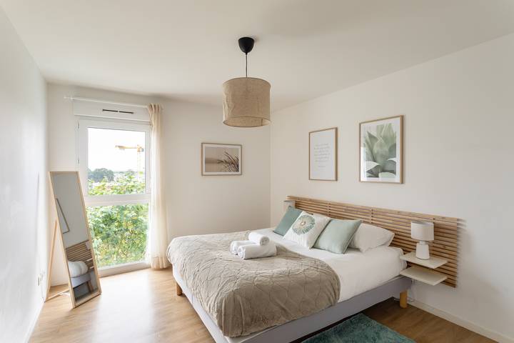 Gîte pour 4 personnes, avec balcon à Rennes - 3