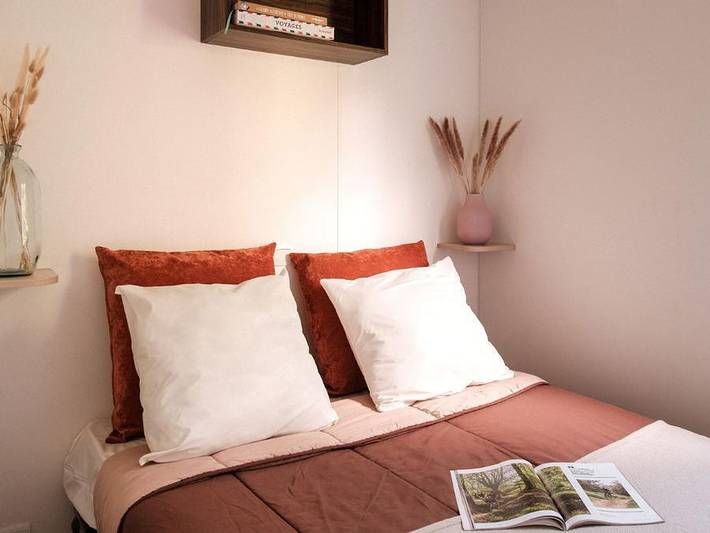 Camping L'Orée de l'Océan - Mobilheim 4 personen - Cottage Eco 2 Zimmer in Landevieille, Loire-Tal