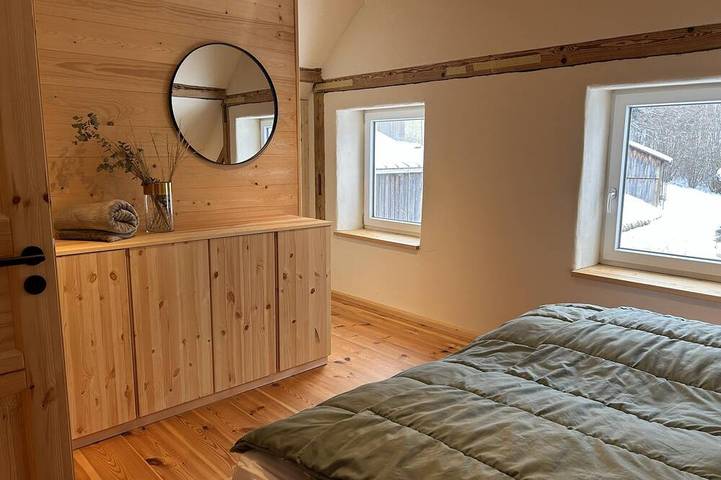 Ganze Wohnung, Ferienwohnung mit Sauna, Garten & Zirbenholz in Bärnau, Naturpark Nördlicher Oberpfälzer Wald