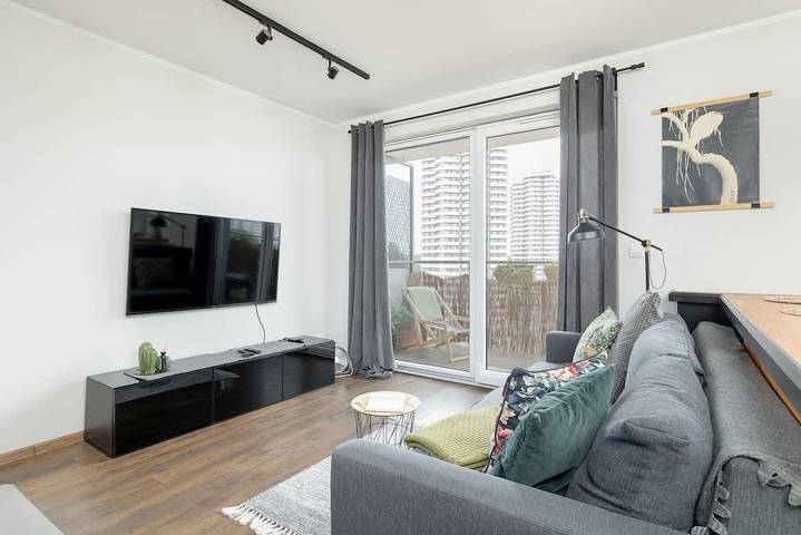 Apartament wakacyjny dla 4 osób, z balkon/ taras, Dla rodziny w Katowice