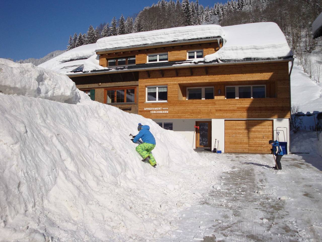 Ganze Wohnung, Appartement Toblermann - Ferienwohnung 2 in Schoppernau, Bregenzerwald