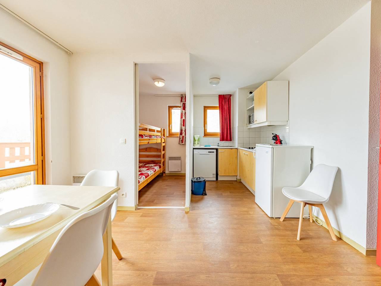 Appartement entier, Appartement aux pistes, 6 pers, 2 ch, sans wifi in Saint-François-Longchamp, Le Grand Domaine