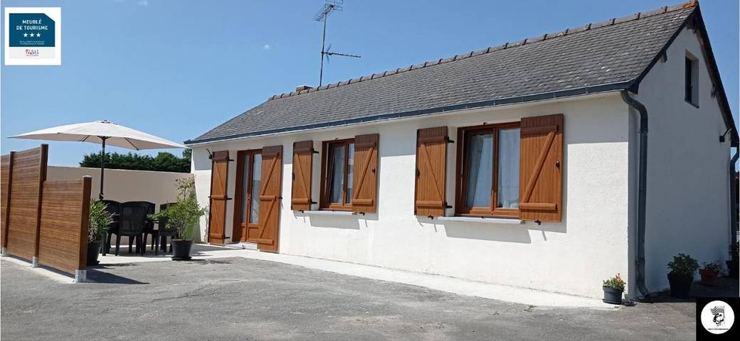 Location de vacances pour 2 personnes, avec Terrasse et Jardin à Sainte-Anne-sur-Vilaine