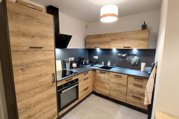 Appartement entier, Grand T2 récent avec terrasse : le dahu perché in Le Monêtier-les-Bains, Serre Chevalier