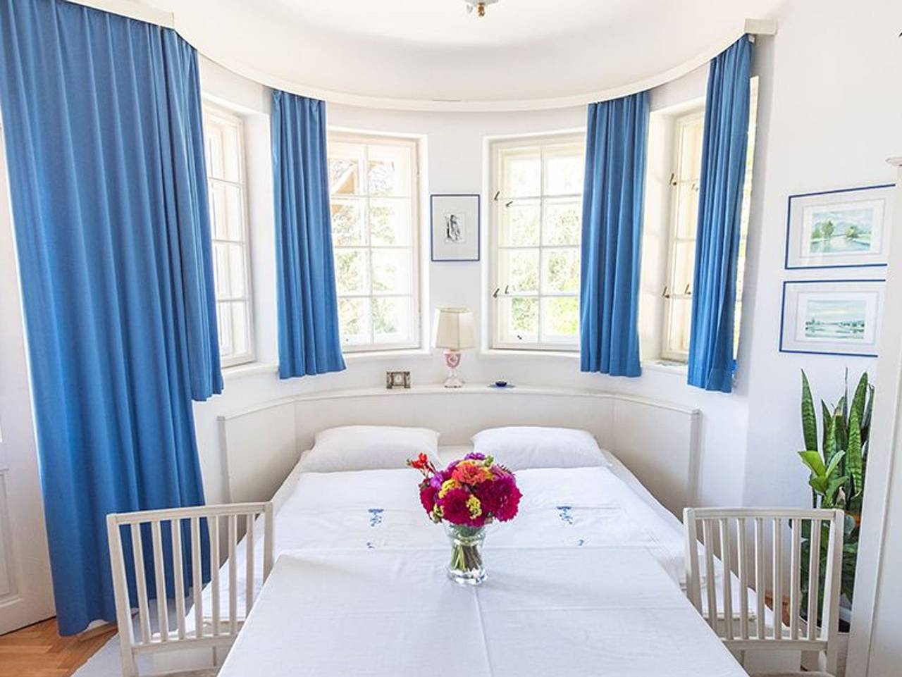 Pension Jörgner - Doppelzimmer mit Seeblick in Mondsee (Stadt), Traunviertel