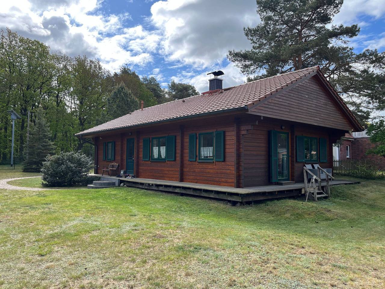 Ganze Ferienwohnung, Ferienhaus am Waldesrand in Viereck, Vorpommern