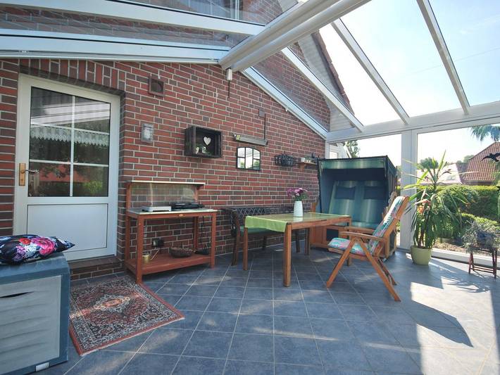 Ferienwohnung für 4 Personen, mit Terrasse und Garten in Uplengen