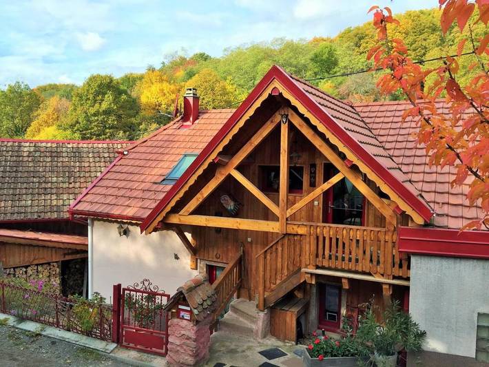 Ferienhaus für 4 Personen, mit Terrasse und Garten sowie Ausblick in Lautenbach