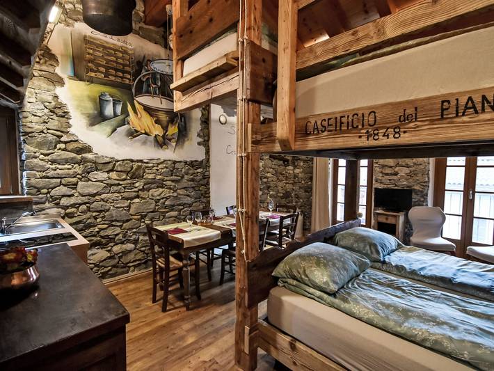 Apartament wakacyjny dla 5 osób, z Taras i Ogród w Prowincja Sondrio