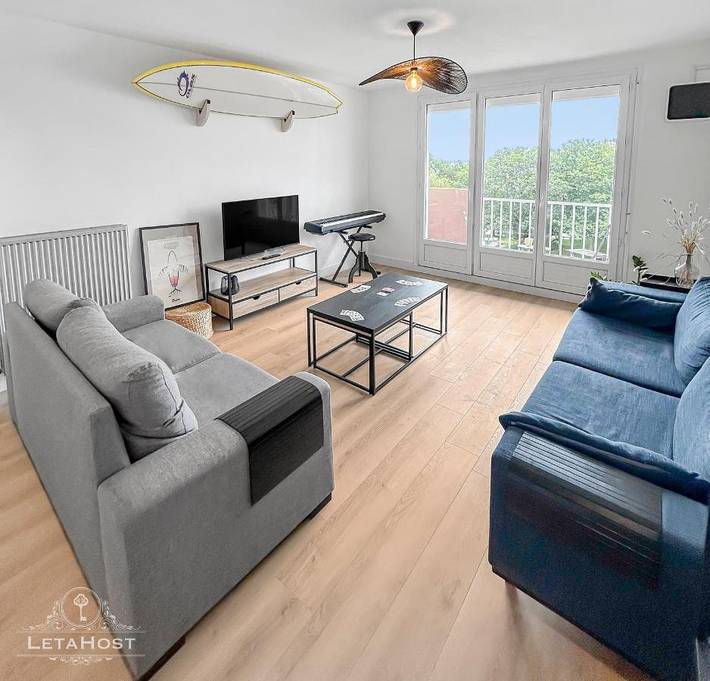 Appartement de vacances pour 6 personnes, avec terrasse et vue - 1