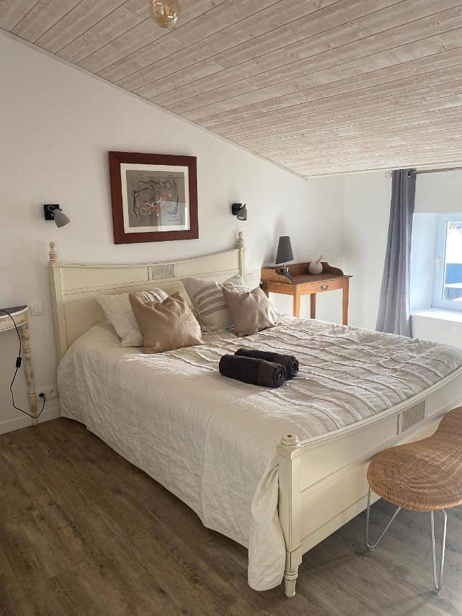 Gîte pour 6 personnes, avec terrasse ainsi que piscine et vue à Angliers - 3