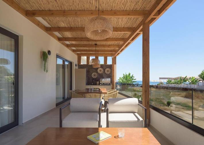 Villa pour 6 personnes, avec bassin pour enfant et jacuzzi ainsi que jardin et piscine à Bali (Crète) - 4