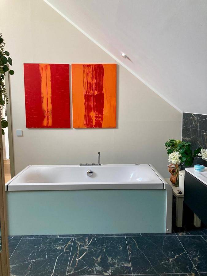 Ferienwohnung für 8 Personen, mit Garten und Ausblick sowie Sauna in Bochum - 3