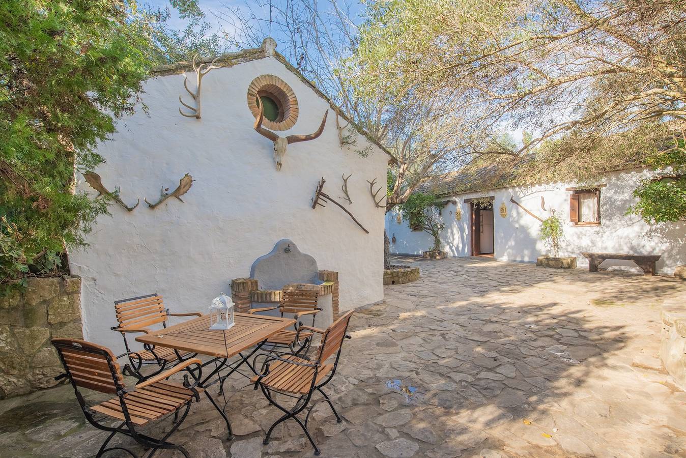 Ferienhaus "Apartamento Cortijo Rural Las Aves" mit Bergblick und Gemeinschaftspool in Los Ángeles (Jimena de la Frontera), Jimena de la Frontera