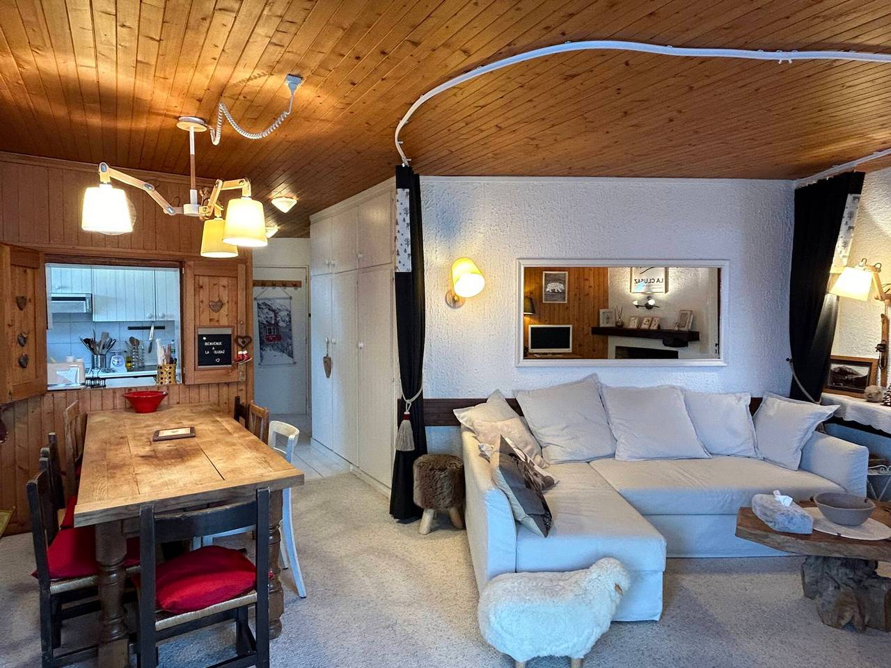 Apartamento entero, Apartamento de 3 piezas, 6 pers., a pie de pista con Wifi in La Clusaz, Región de Annecy