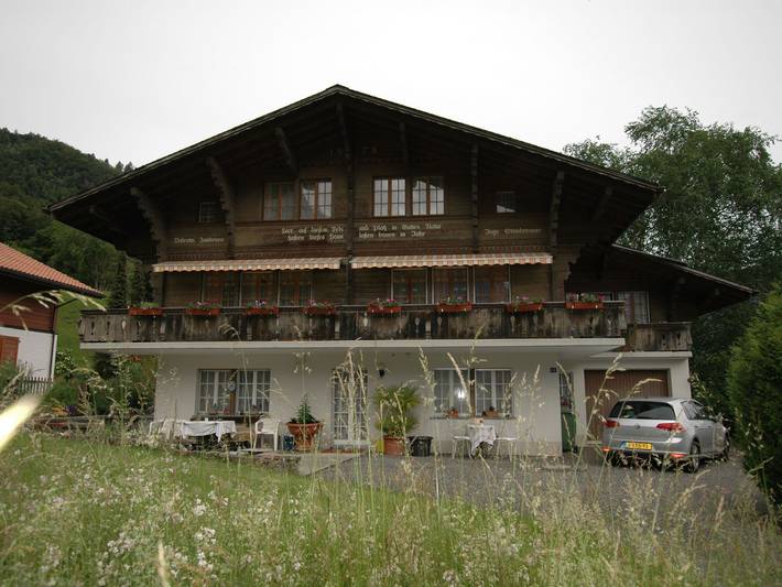 Ferienhaus für 3 Personen, mit Garten am Thunersee