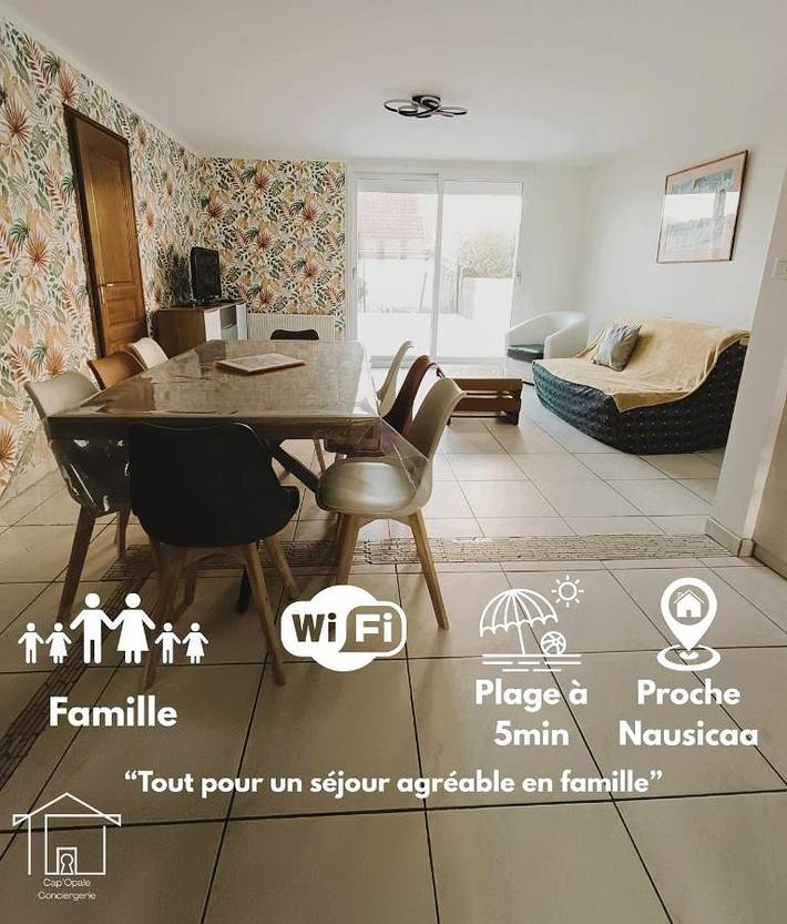 Maison de vacances pour 8 personnes, avec terrasse