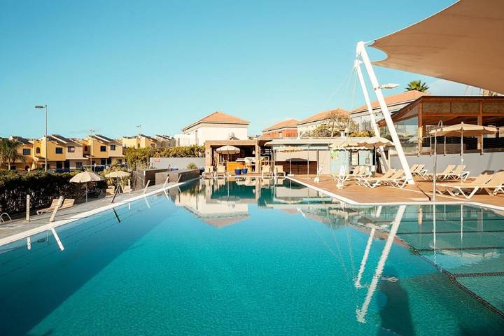 Vakantiepark voor 3 personen, with tuin and whirlpool as well as sauna and zwembad op Gran Canaria