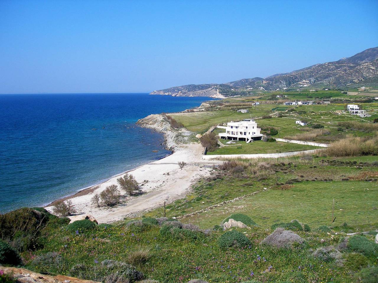 Strandvilla Akrotiri in Kykladen