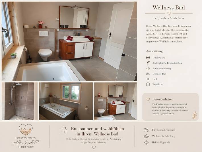 Ferienwohnung für 4 Personen, mit Balkon in Rhön-Hessen - 4