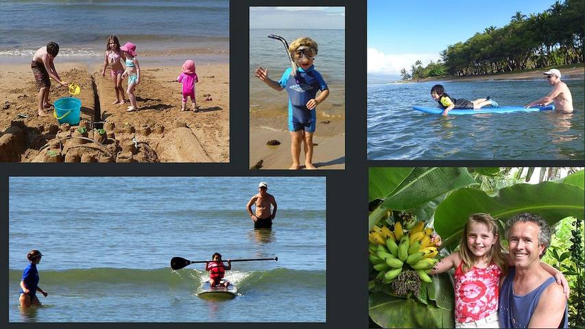 Vacation house for 8 people, with yard and hot tub on Maui
