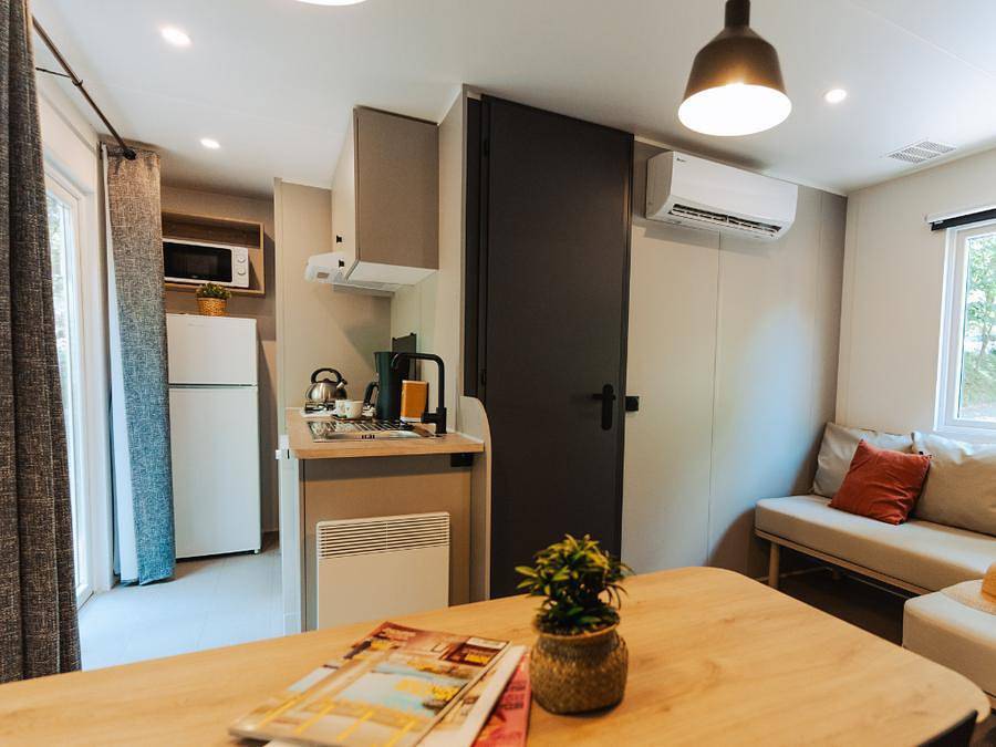 Camping Sunêlia la Baie de Saint Pol - Mobilhome 6 personas - Mobile home Prestige Plus vista mar - 3 habitaciones - 32m² - Francia in Saint-Pol-de-Léon, Ceinture Dorée