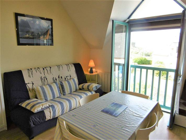 Appartement entier, Appartement 2 pièces mezzanine  2 à 4 personnes, plage à pieds,  parking in Saint-Gildas-de-Rhuys, Côte des Mégalithes