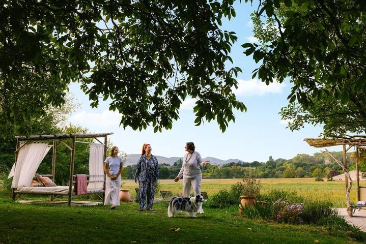 Gîte pour 2 personnes, avec jardin ainsi que piscine et vue, animaux acceptés à Mane - 3