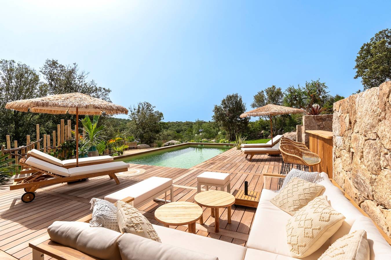 Bellezza - Villa climatisée, piscine, vue montagne in Lecci, Arrondissement de Sartène