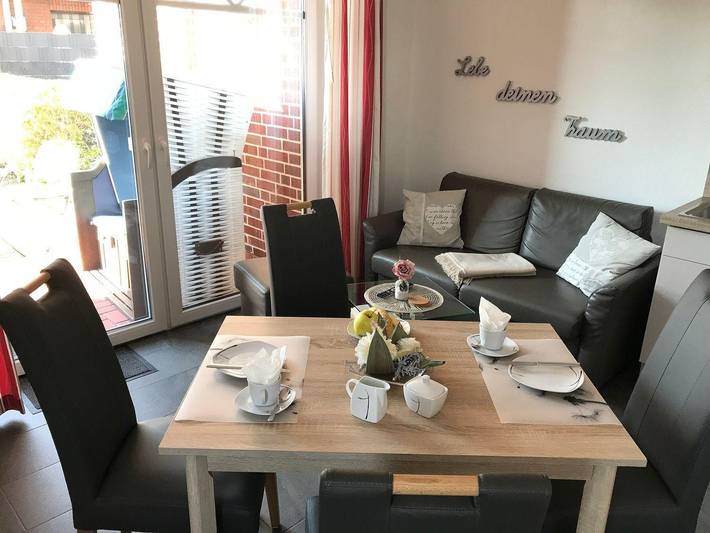 Hütte für 4 Personen, mit Terrasse und Garten in Norddeich - 2