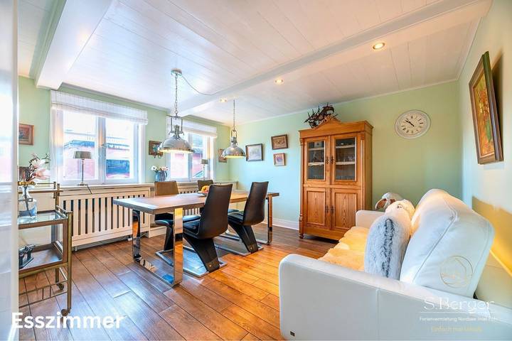 Ferienwohnung für 4 Personen, mit Balkon/Terrasse und Terrasse sowie Ausblick, mit Haustier in Oevenum - 4