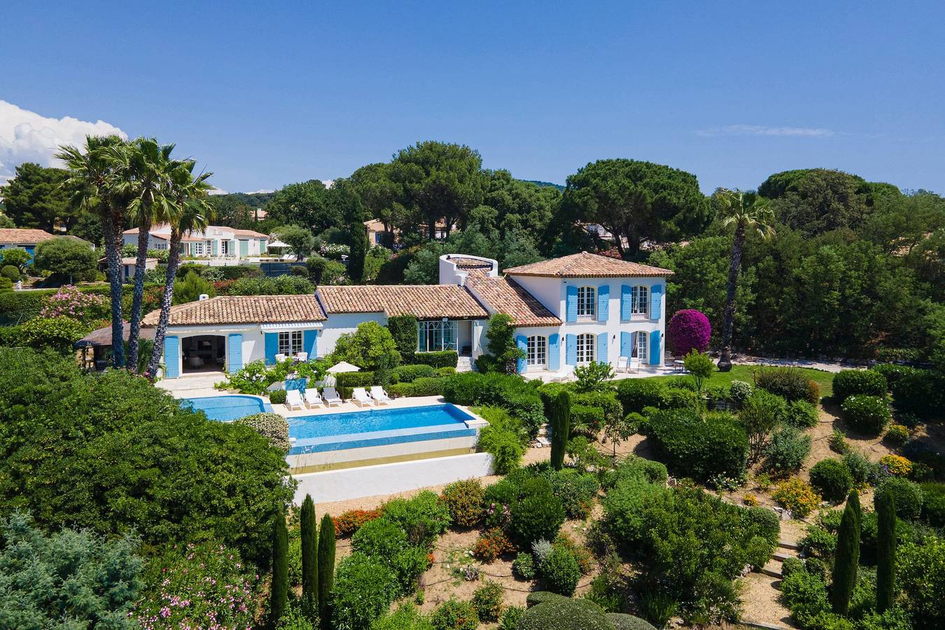 Villa "Golfvilla Riviera" met Uitzicht op Zee, Privézwembad & Wifi in Grimaud, Middellandse Zeekust (Frankrijk)
