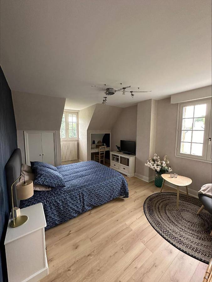 Double Room with Private Bathroom in Antrain, Fougères-Vitré