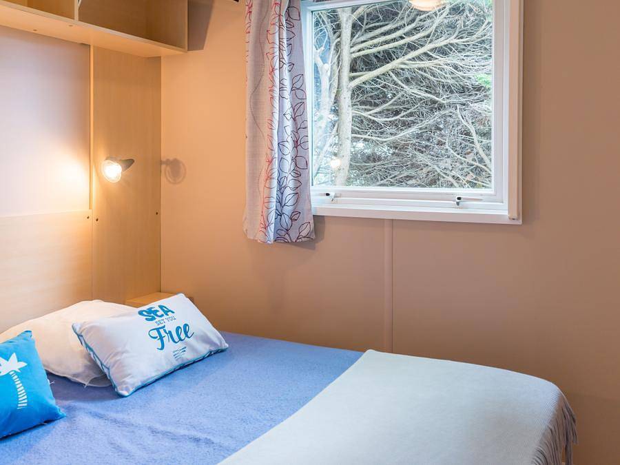 Camping Le Chaponnet - Mobilhome 4 personas - Cottage Tropical - 2 habitaciones ** (en francés) in Brem-sur-Mer, Valle del Loira