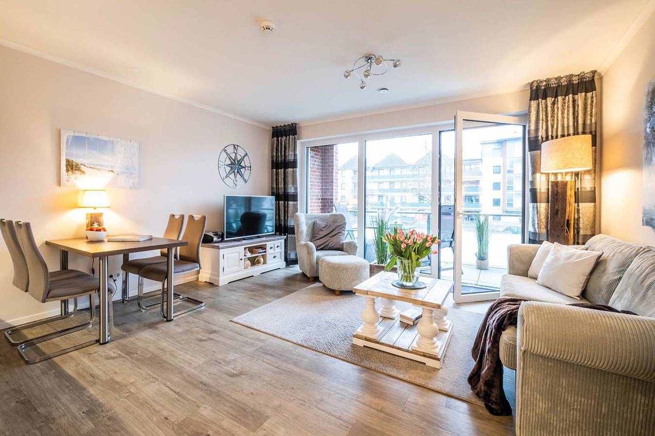 Ganze Wohnung, Haus Strandläufer- Ferienwohnung für 2 Personen am Nordseedeich in Büsum, Dithmarschen