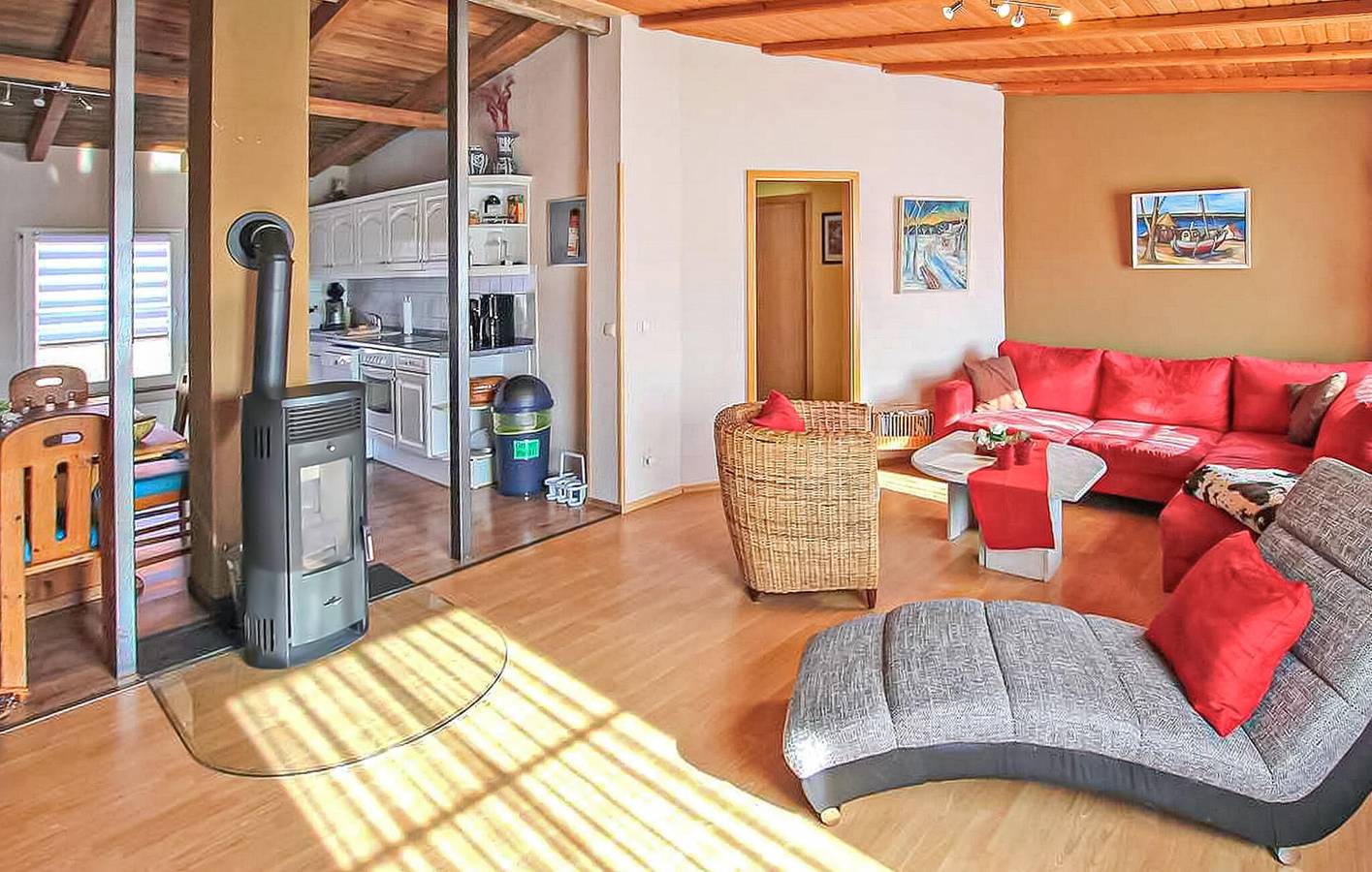 Ganze Ferienwohnung, Charmantes 2BR Apartment mit Strandzugang - WiFi & Parkplatz in Silz, Fleesensee