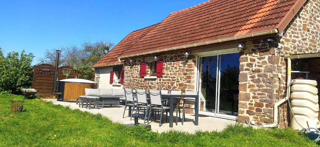 Maison de vacances pour 6 personnes, avec jacuzzi et jardin