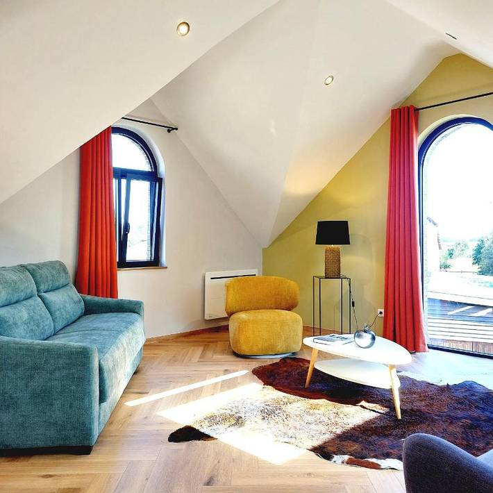 Gîte pour 4 personnes, avec terrasse, adapté aux familles à Belmesnil