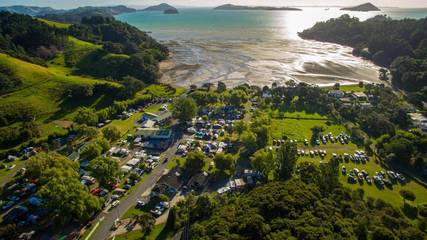 Parc de vacances pour 5 personnes, avec piscine et jardin dans Nouvelle-Zélande