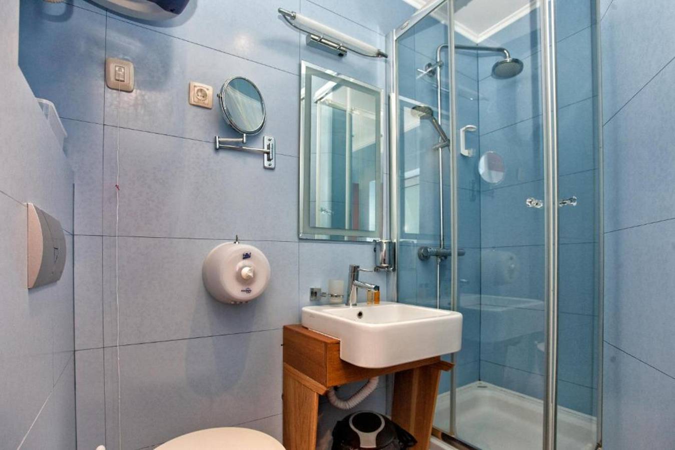 Seaview room in luxury villa with private beach in Tivat, Opština Tivat