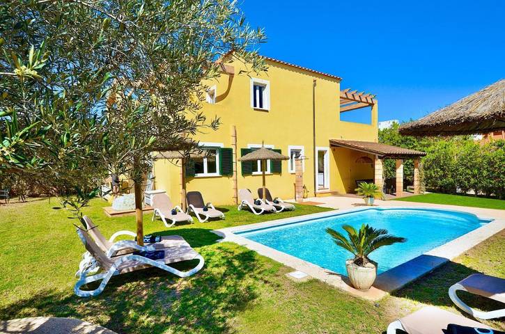 Finca für 10 Personen, mit Terrasse und Garten sowie Pool in Calas de Mallorca - 4