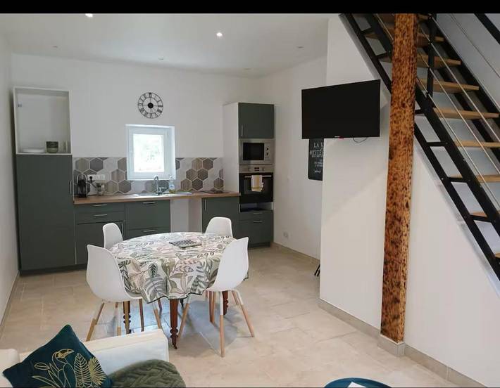 Appartement de vacances pour 5 personnes, avec terrasse et vue, animaux acceptés