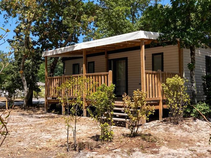 Camping Les Goélands - Mobilheim 6 personen - Cosy Grand Confort - 3 Schlafzimmer - Klima - TV in Arès, Arcachon und Umgebung