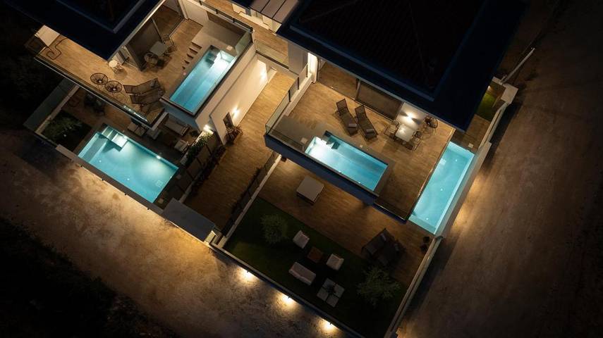 Ferienhaus für 2 Personen, mit Whirlpool und Garten sowie Pool in Nafplio